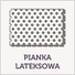 Perforowana pianka lateksowa.